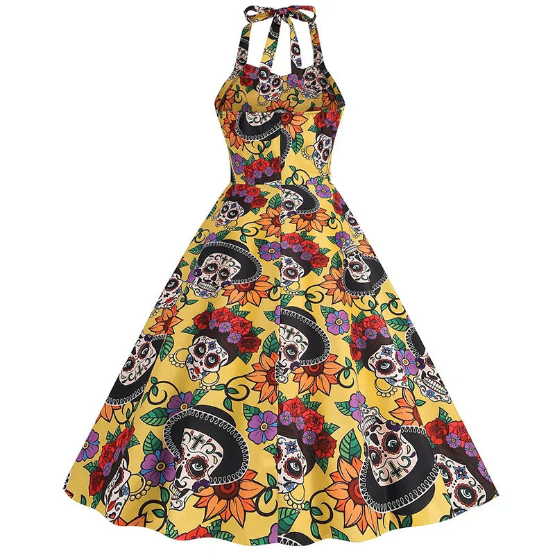 Lunara Halloween Dress gelb